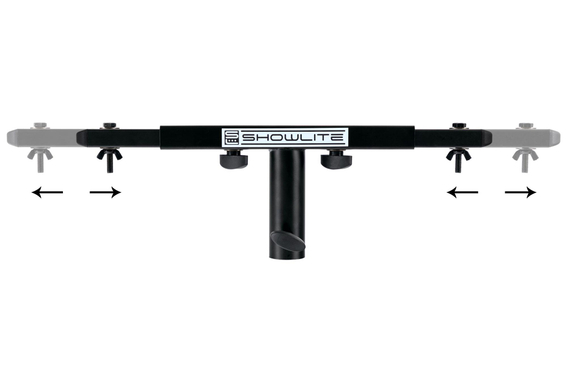 Showlite SAT-02 T Dwarsbalk Set met Speaker Wandhouder image 2