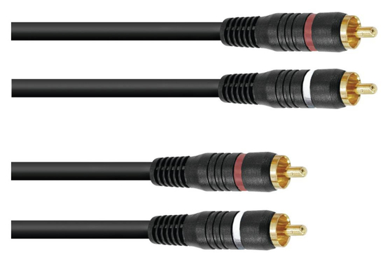 Omnitronic Cinch Kabel 2x2 3m image 2