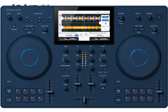 AlphaTheta OMNIS-DUO All-in-One DJ Controller ultimate Party Bundle image 2