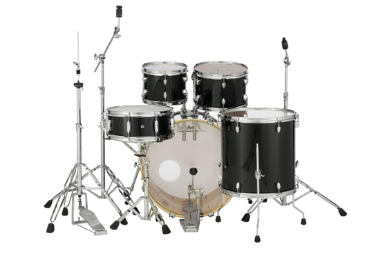 Pearl Export EXX725BR/C31 Drumkit Jet Black Set con Borse image 2