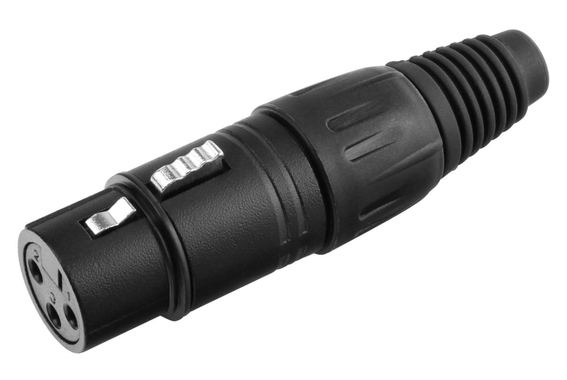 Pronomic Stekkerset XLR-Female/Male 2x10Stk. zw. zwart image 2