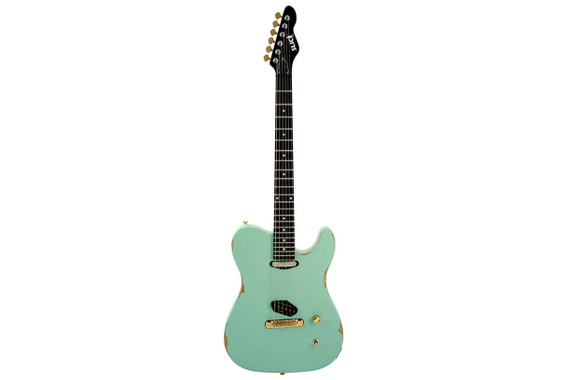 Slick SL50 SG Electric Guitar Surf Green image 2