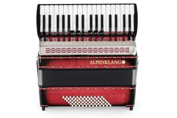 Alpenklang Pro accordeon III 72 M shadow red image 2