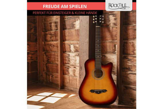 Rocktile WSD-5C-SB Slim Line Set De Guitares Western Sunburst image 2