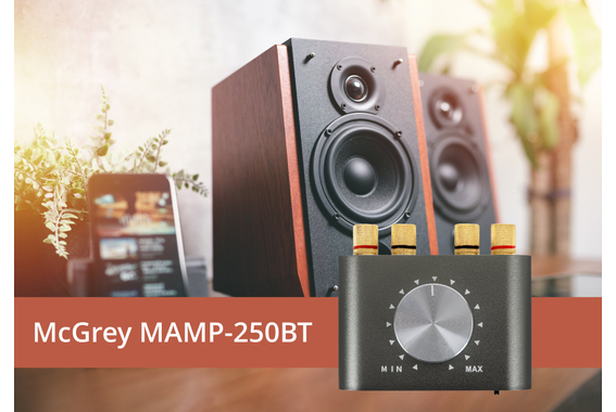 McGrey MAMP-250BT Mini-Hifi-Verstärker 100 Watt  - Retoure (Zustand: sehr gut) image 2