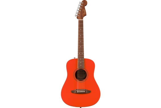 Fender California Standard Redondo Mini Spruce Top Fiesta Red Starter Set image 2