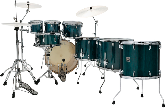 Tama CL52R-PGHP Superstar Classic Drumkit + 18" Tom Gloss Sapphire Lacebark Pine image 2
