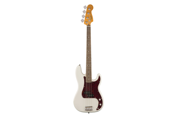 Squier Classic Vibe '60s Precision Bass LRL Olympic White Gigbag Set image 2