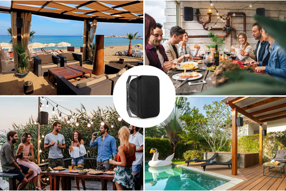 McGrey OLS-651BK Outdoor-Lautsprecher 60 Watt Schwarz  - Retoure (Zustand: sehr gut) image 2