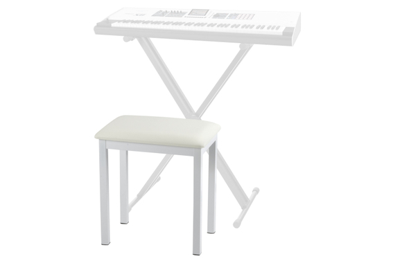 FunKey B100 Klavierbank weiß  - Retoure (Zustand: sehr gut) image 2