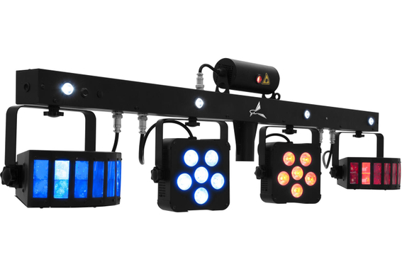 Set Luci Eurolite LED KLS Laser Bar Pro FX con Treppiede image 2