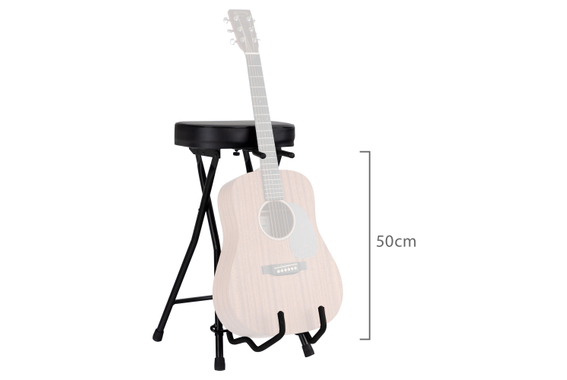 Rocktile Gitarrenhocker mit Gitarrenhalter  - Retoure (Zustand: sehr gut) image 2