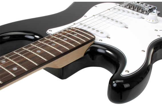 Rocktile Pro ST3-BK Guitarra Eléctrica Para Zurdos (Lefty) Negra + Escuela De Guitarra image 2
