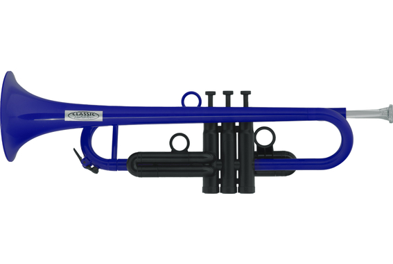 Classic Cantabile PTP-10BL MardiBrass Kunststoff Bb-Trompete Blau  - Retoure (Zustand: sehr gut) image 2