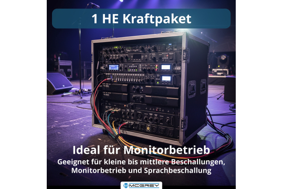 McGrey PA-4502 Amplificateur De Puissance 1 U 2x 450 Watt image 2