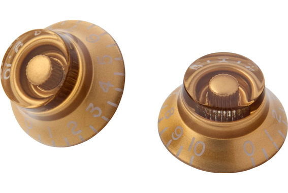 Gibson Top Hat Knobs Gold 4 pc. image 2