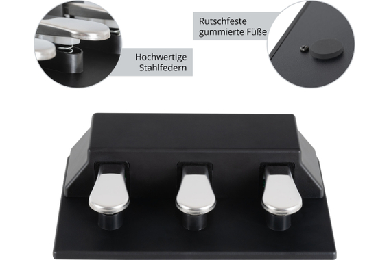 Classic Cantabile LP-Y Unità Pedale Tripla image 2