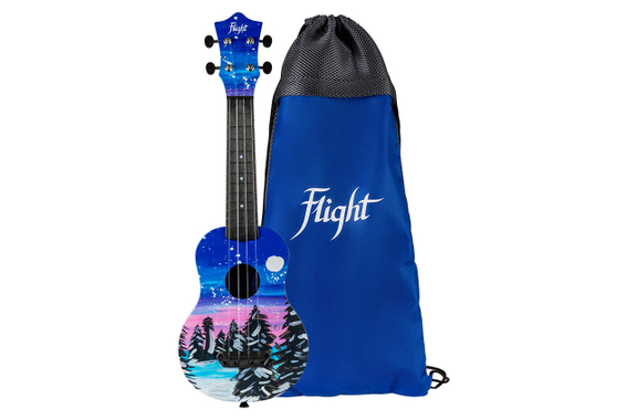 Flight UTS-42 Snow Ultra Travel Ukulele Set image 2