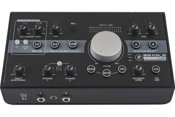 Pronomic CM-22 / Mackie Big Knob Studio Set de Entrevista y Podcast para 2 Personas image 2
