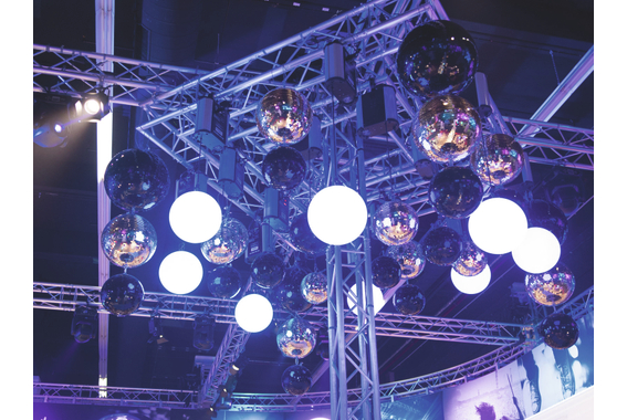 Eurolite Spiegelbol 30 cm Zwart image 2