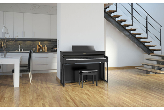 Roland HP704-PE Digitale Piano Zwart Hoogglans image 2