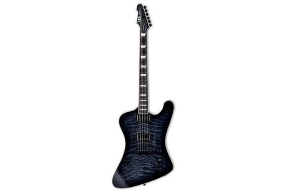 ESP LTD Phoenix-1000 QM STBLKSB See Thru Black Sunburst image 2
