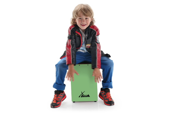 XDrum KC-37GN Cajón Infantil Verde image 2