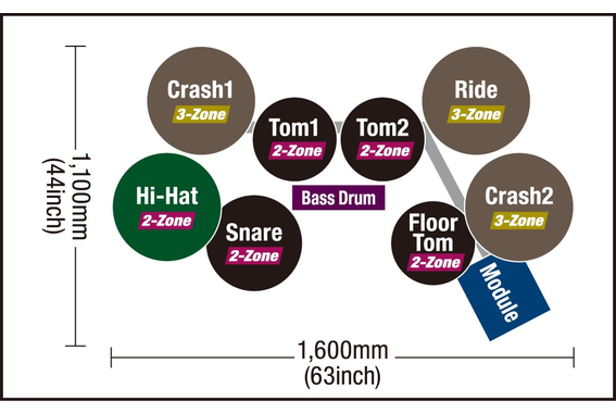 Yamaha DTX10K-M BF E-Drum Kit image 2