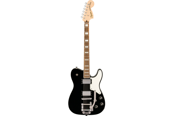 Squier Paranormal Troublemaker Telecaster Deluxe Bigsby Black image 2