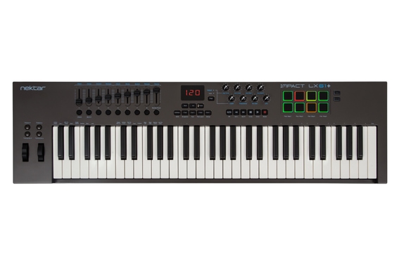 Nektar Impact LX61+ USB MIDI Keyboard Controller Set image 2