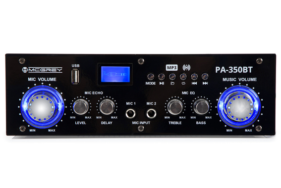 McGrey PA-350BT Bluetooth-Endstufe mit USB/MP3-Player  - Retoure (Zustand: sehr gut) image 2