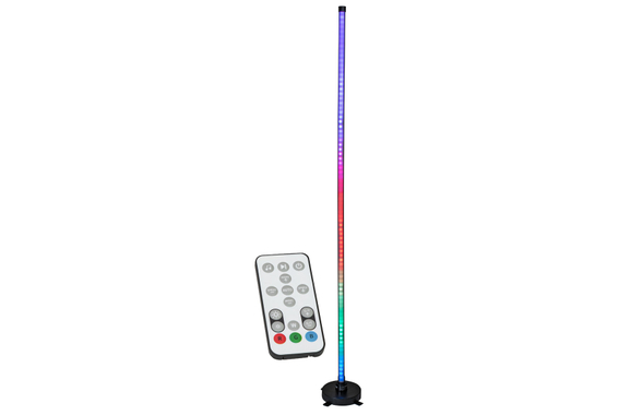 Lampada da Terra LED Eurolite 148cm RGB/WW WiFi Set da 2 image 2