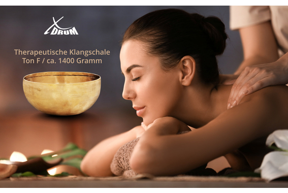 XDrum Therapeutic Klangschale Ton F / 1400 g  - Retoure (Zustand: sehr gut) image 2