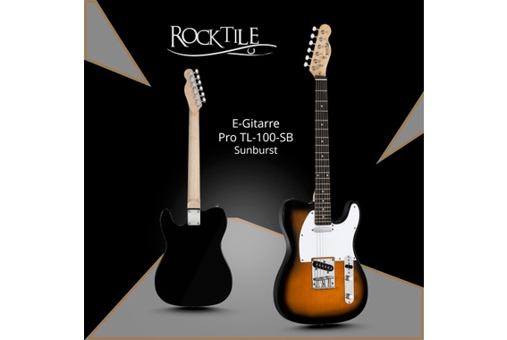 Rocktile Pro TL100-SB Chitarra Elettrica 2-Tone Sunburst image 2