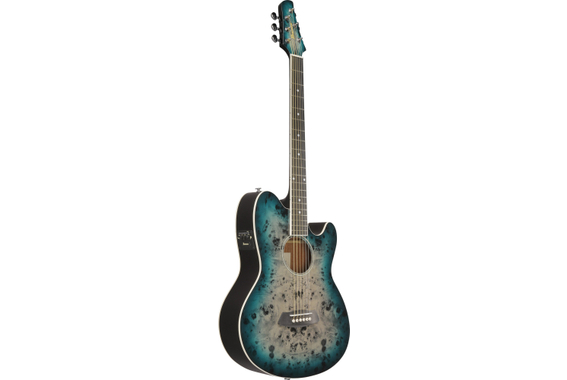 Ibanez TCY10PA-CBS Chitarra Western Cosmic Blue Starburst High Gloss image 2