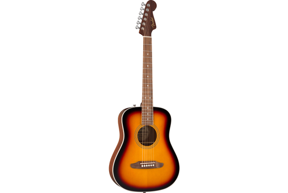 Fender California Standard Redondo Mini Spruce Top 3-Color Sunburst image 2