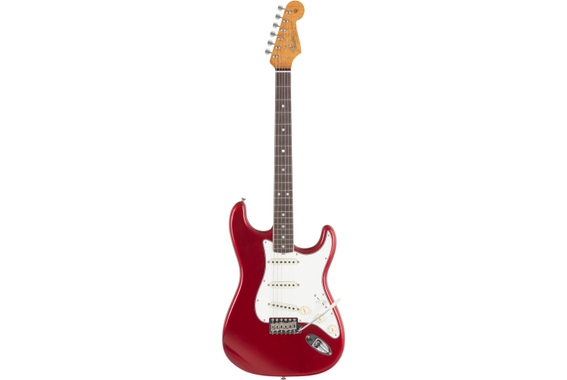 Fender Limited Edition Roasted '65 Strat DLX Closet Classic Aged Candy Apple Red image 2