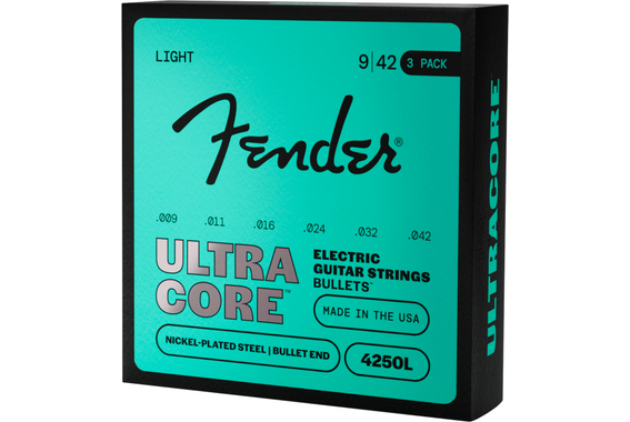 Fender UltraCore 4250R Nickel Plated Cuerdas De Guitarra Eléctrica 010-046 Juego De 3 image 2
