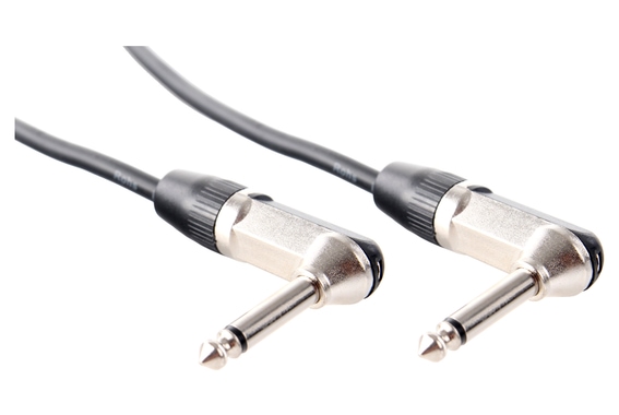 Pronomic Stage INST-A-015 Patchkabel Haakse Connector 0,15 m zwart 2x Set image 2