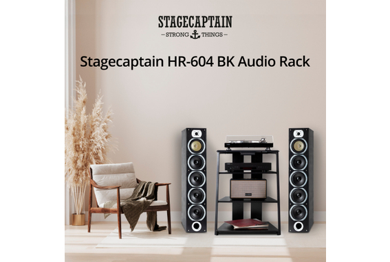 Stagecaptain HR-604 BK Audio Rack  - Retoure (Zustand: sehr gut) image 2