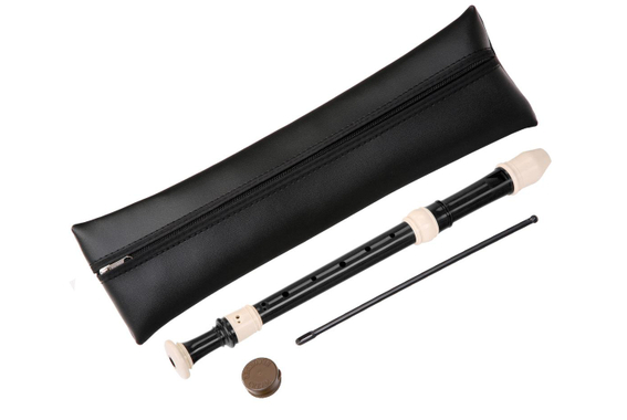 3 x Flûte Alto Baroque Classic Cantabile F-200B en Plastique Set image 2