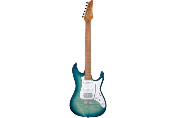 Ibanez AZ22S1F-TXB Standard E-Gitarre Transparent Turquoise Burst image 2