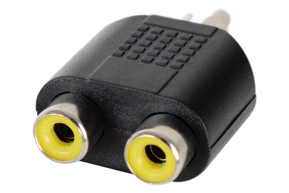 Pronomic AD-CF2MC Adapter 2x Cinch/RCA female / Cinch/RCA male image 2
