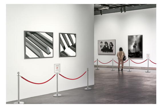 Stagecaptain SAHK-4 Supporto Cartelli Argento per PLS-150 Deluxe Palo Segnaletico image 2