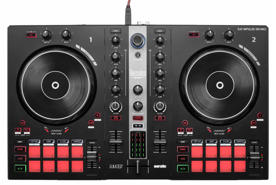 Hercules DJControl Inpulse 300 MK2 Set image 2