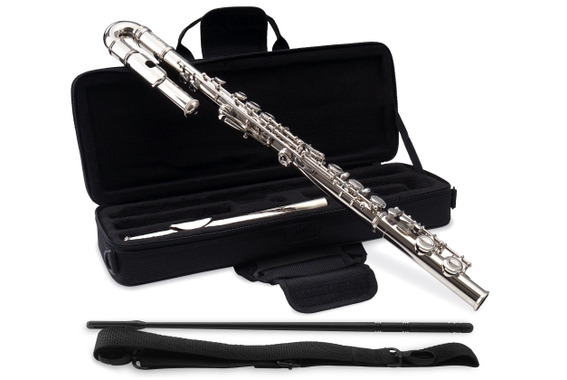 Classic Cantabile FL-100J Flûte Traversière Argentée Set image 2