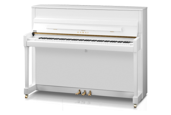 Kawai K-200 WH/P Piano Wit Hoogglans Set image 2