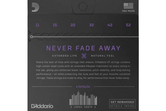 D'Addario XTAPB1152 XT Custom Light image 2