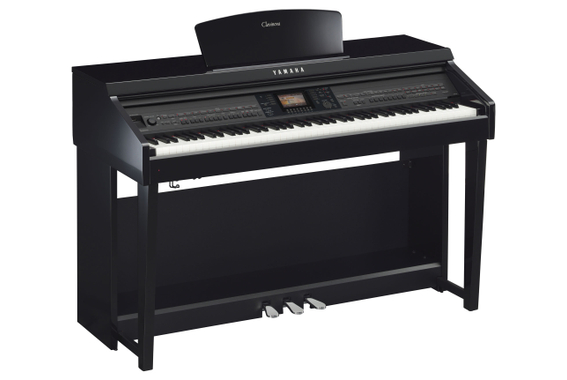 Yamaha CVP-701 PE Clavinova Piano Digital Negro Alto Brillo SET Incl. Banqueta + Auriculares + Escuela De Piano image 2