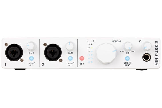 Arturia MiniFuse 2 Interface Audio Double Blanc Set Podcast image 2